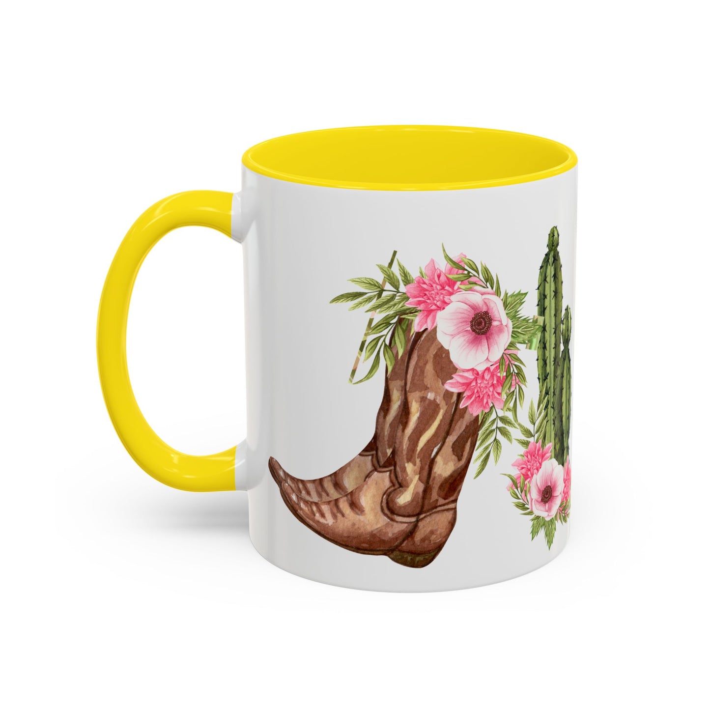 Texas MOM Accent Coffee Mug - Vibrant Floral Design for Mothers Day