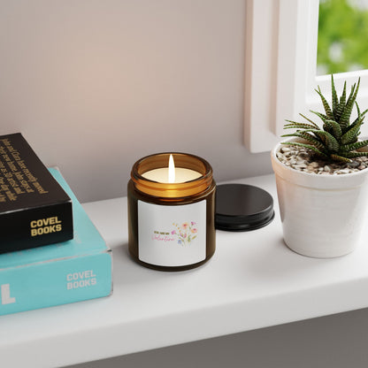 You Are My Valentine Scented Soy Candle (Multi-Size, Amber Jar)