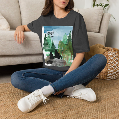 Dad Time T‑Shirt — Outdoorsy Camping Forest Tee