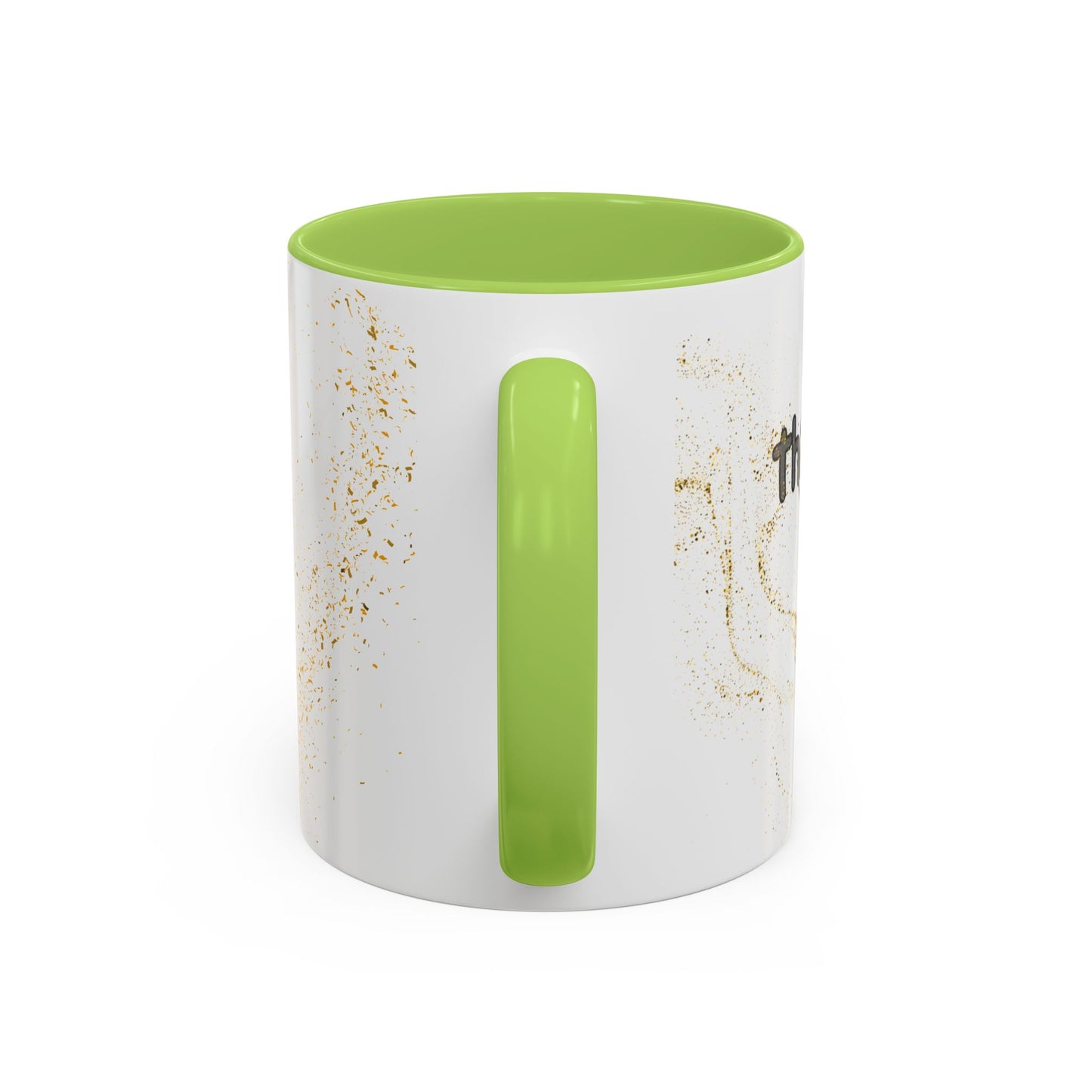 Thanks Dad Accent Coffee Mug — 'Thanks Dad' Father's Day Gift