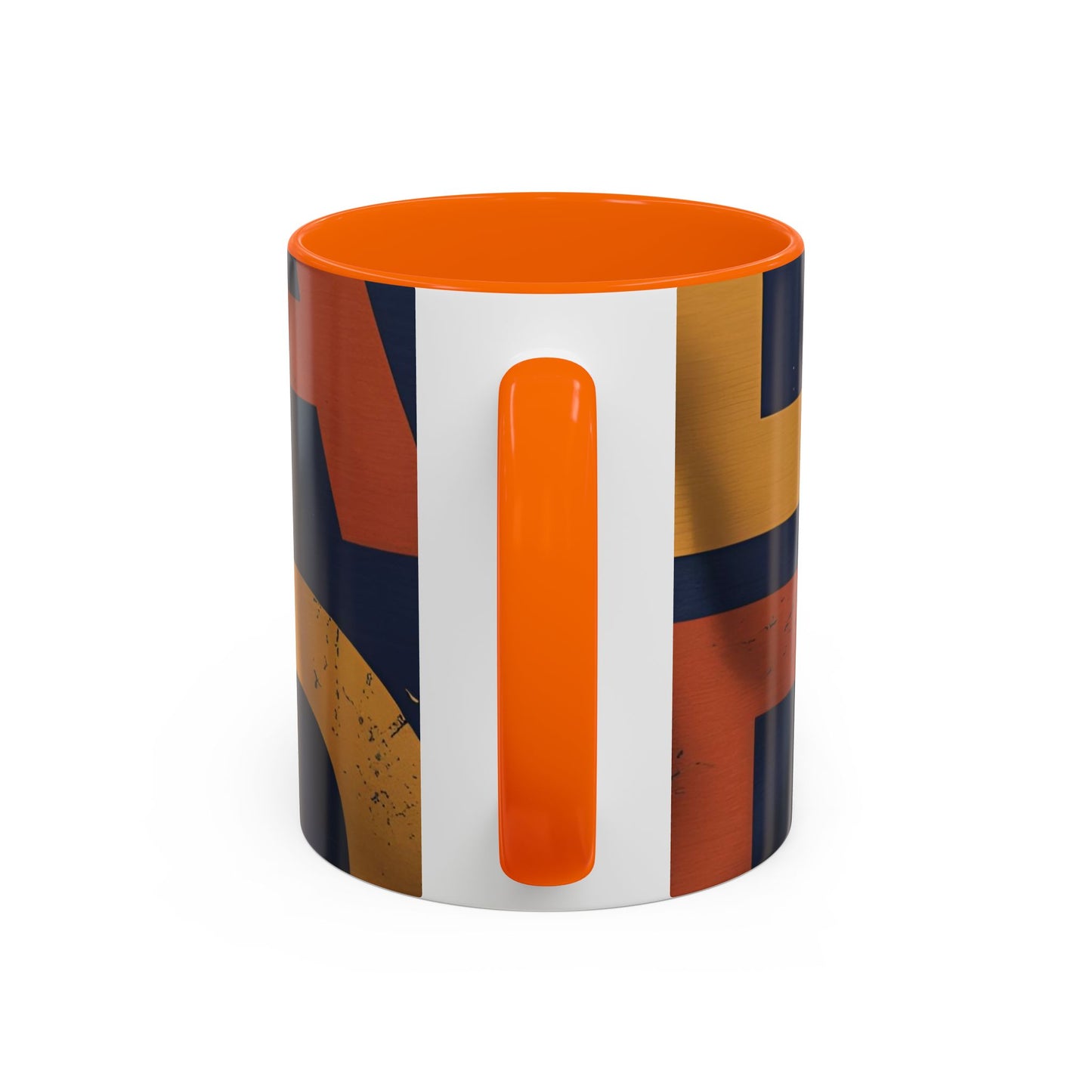 Retro Dad Coffee Mug — Retro Block Letters Accent Mug (11/15 oz)