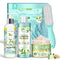 LUCOTIYA Tea Tree & Orange Flower Foot Soak Set - Salts, Foot File, Scrub & Urea Cream Pedicure Supplies for Dry, Cracked Feet - Foot Spa Pedicure Kit for Women Men