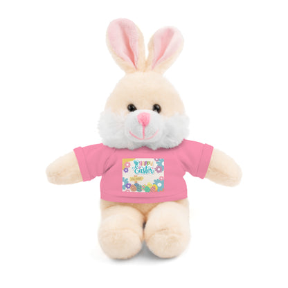 Happy Easter Stuffed Animal with T-Shirt