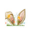 Bunny Ears in Spring | Nature-Inspired Laptop and Decor Stickers