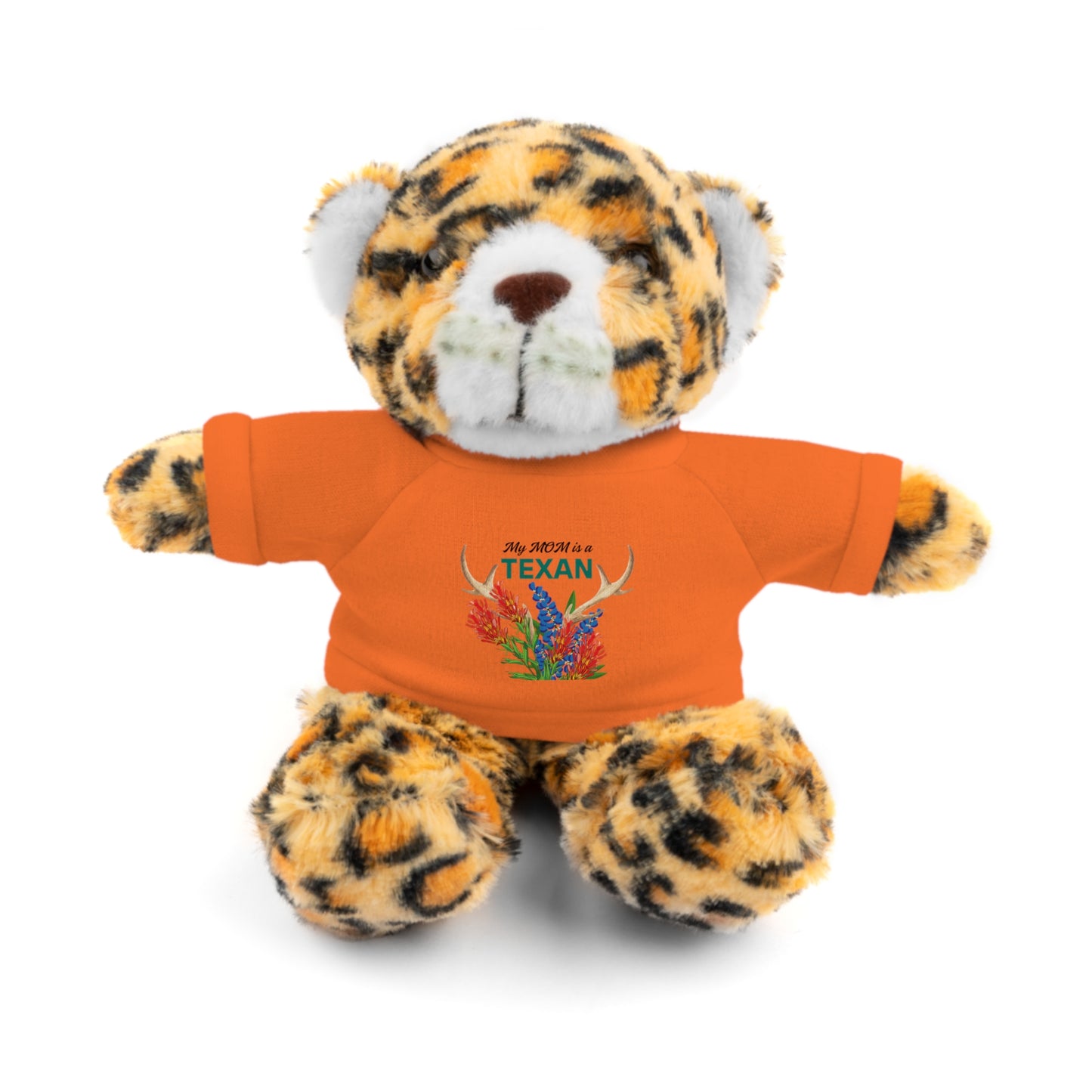 Texas MOM-Themed Stuffed Animal with Tee - Perfect Gift for Kids and Collectors