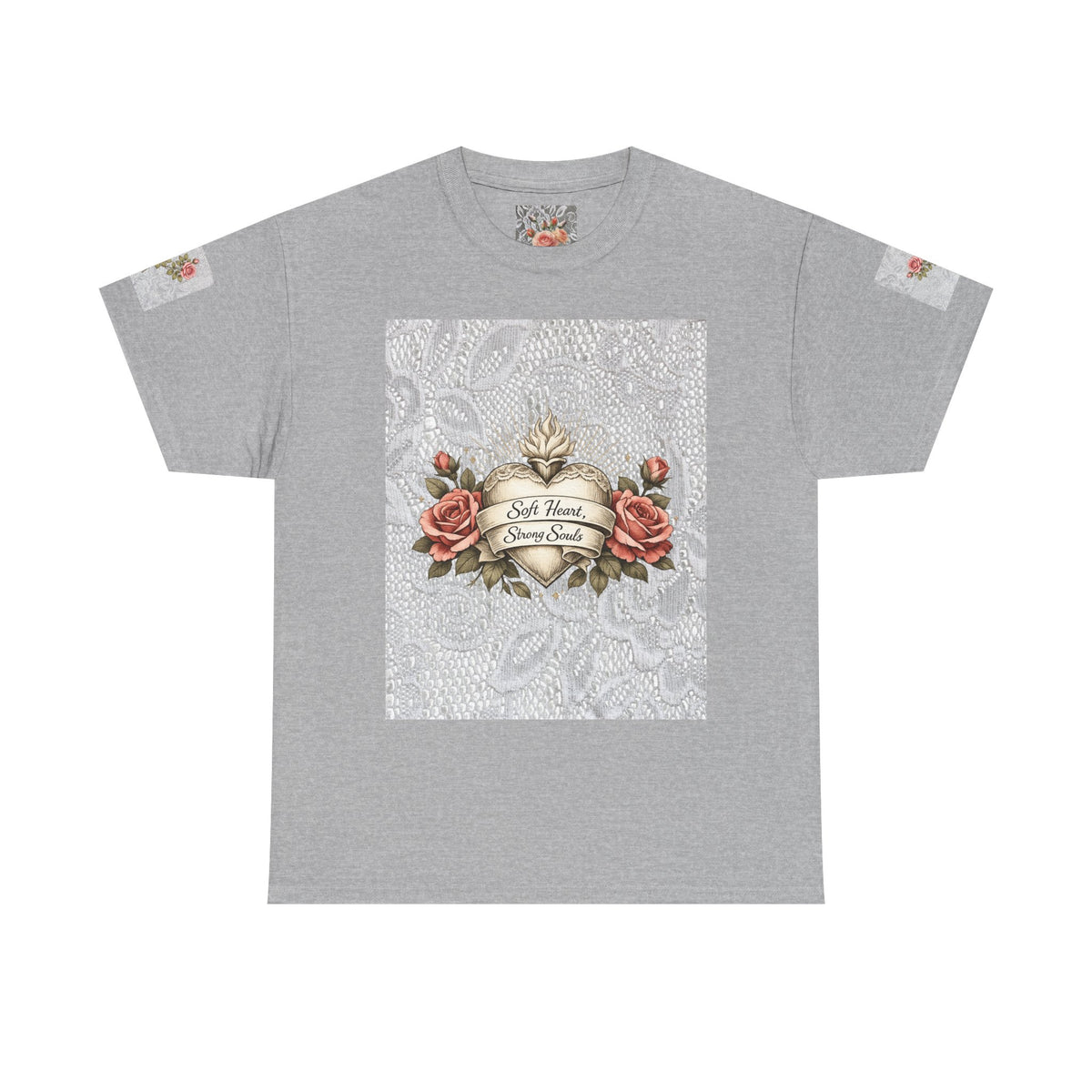 Shabby Chic Rose Floral T-Shirt
