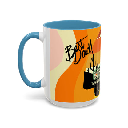 Vintage Off-Road Truck Coffee Mug — Desert Sunset Accent