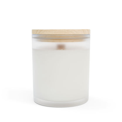 Love Always Frosted Glass Candle — 11oz Scented Candle