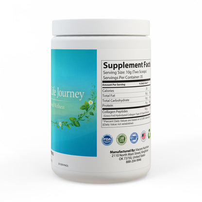 Collagen Peptides Type I & III Supplement (350g, 12.3oz)