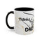 Thanks Dad Accent Coffee Mug — 'Thanks Dad' Father's Day Gift