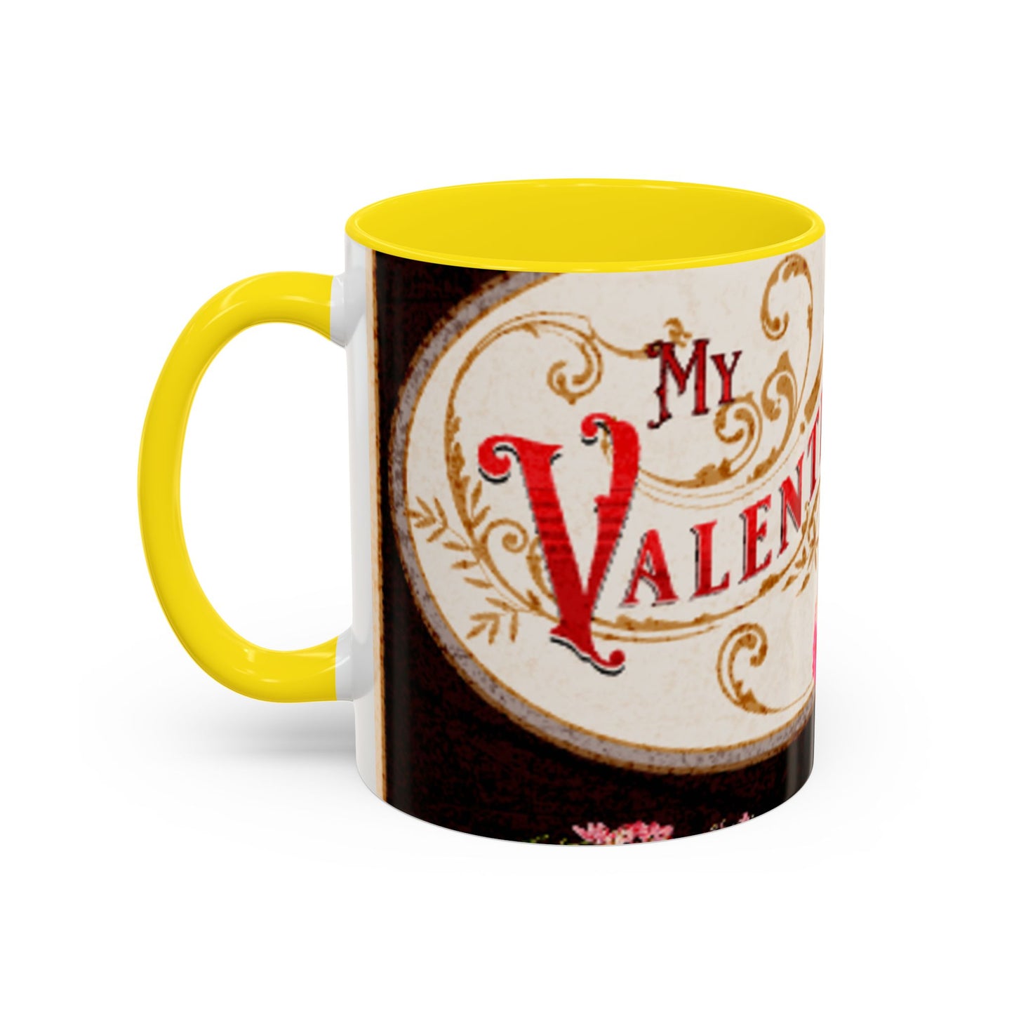 My Valentine Accent Coffee Mug 11 oz