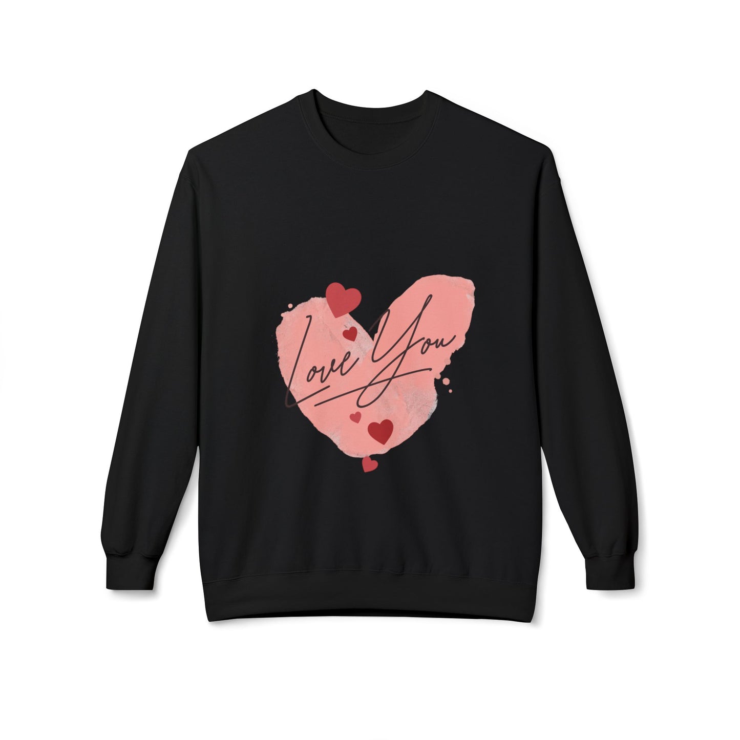 Love You Unisex Midweight Softstyle Fleece Crewneck Sweatshirt
