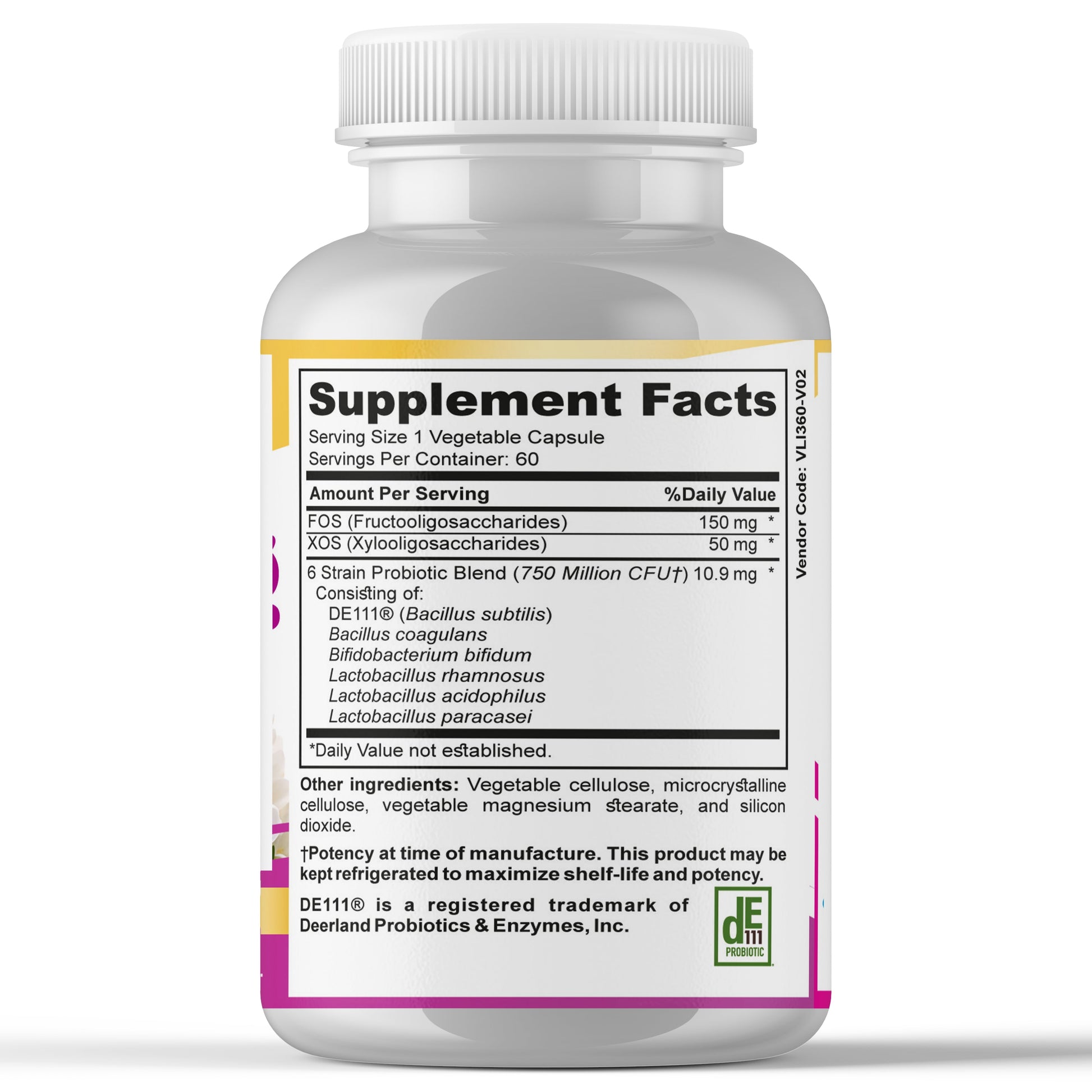 Female Bliss Women Probiotics Supplements for Vaginal Health, Ph Balance for Women 60 Vegan Capsules