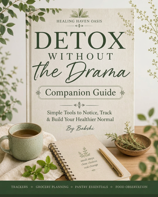 Detox Without the Drama Companion: Begin Here—A Gentle Self-Check Workbook