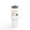 Love Happens Insulated Travel Mug - 40oz with Nature-Inspired Design & Inspirational Quote
