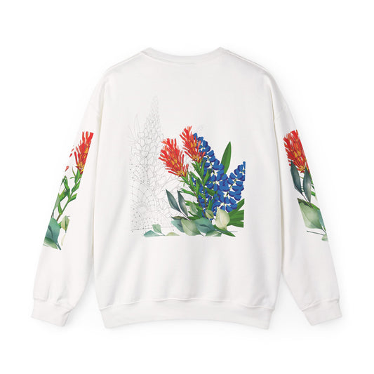 Texas MOM Floral Crewneck Sweatshirt | Gift for Mother's Day or Texas Lovers