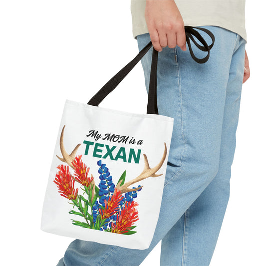 Texas MOM Floral Tote Bag - Perfect for Mother's Day or Southwestern Style Lovers